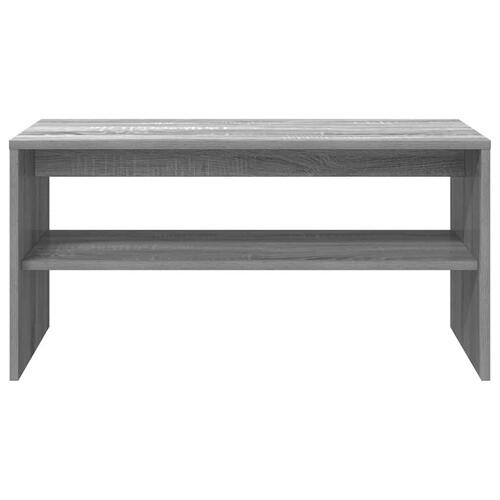 Tv-bord 80x40x40 cm konstrueret træ grå sonoma-eg