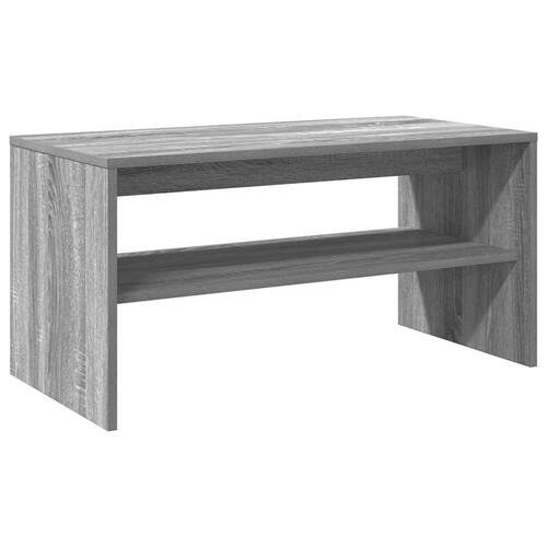 Tv-bord 80x40x40 cm konstrueret træ grå sonoma-eg