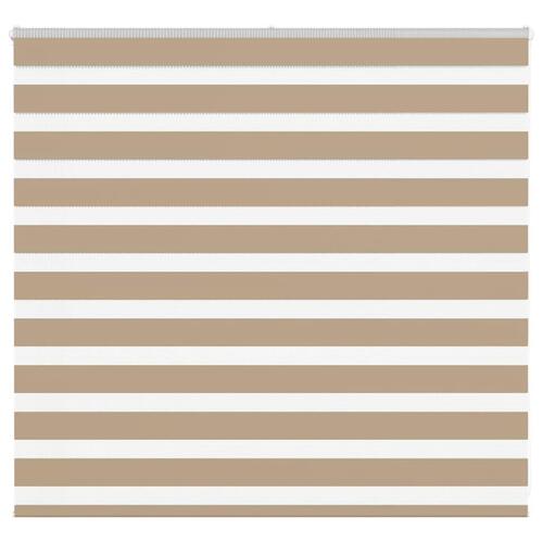 Zebragardin sandbrun 160x100 cm stofbredde 155,9 cm polyester