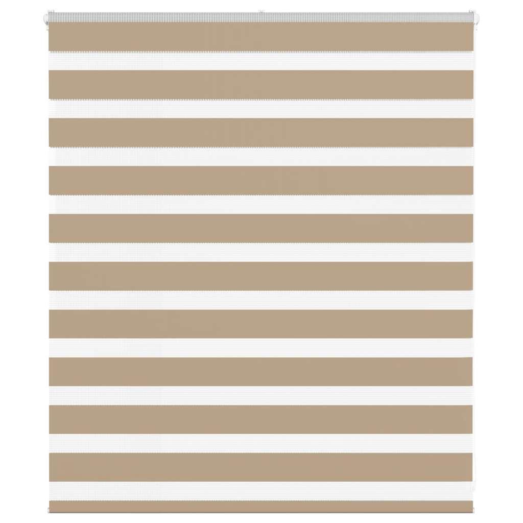 Zebragardin sandbrun 120x100 cm stofbredde 115,9 cm polyester