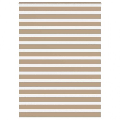 Zebragardin sandbrun 165 x 200 cm