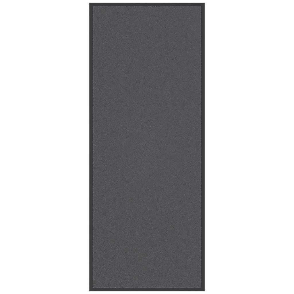 Dørmåtte 60x150 cm antracitgrå billede