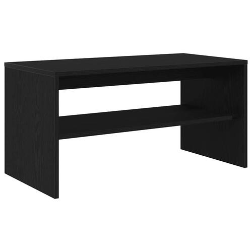 Tv-bord 80x40x40 cm konstrueret træ sort egetræsfarve