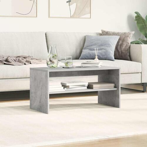 Tv-bord 80x40x40 cm konstrueret træ betongrå