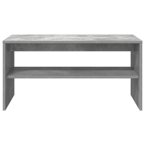 Tv-bord 80x40x40 cm konstrueret træ betongrå