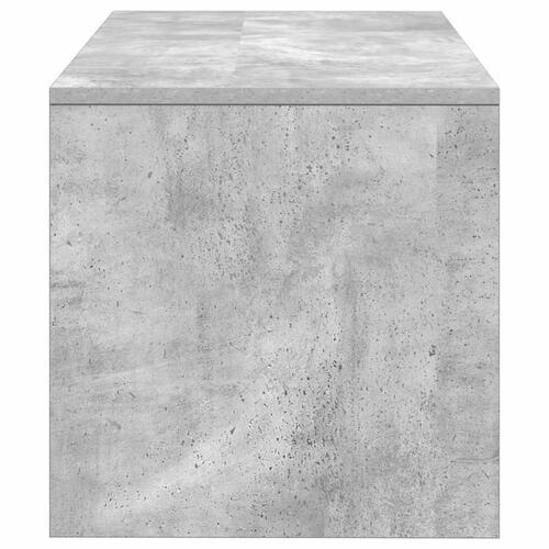 Tv-bord 80x40x40 cm konstrueret træ betongrå