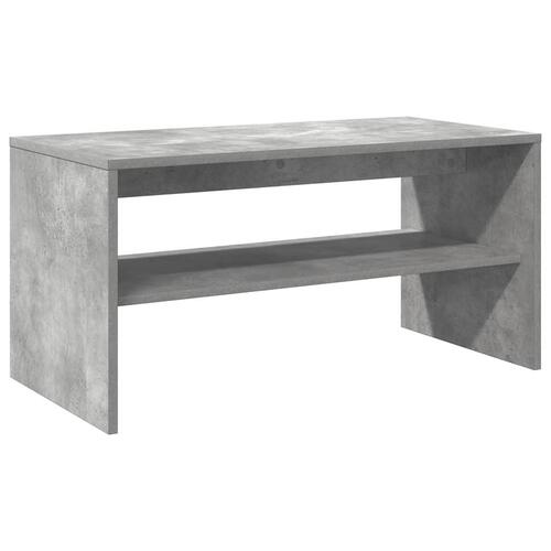 Tv-bord 80x40x40 cm konstrueret træ betongrå