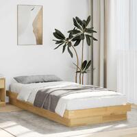 Sengeramme uden madras 80x200 cm konstrueret træ