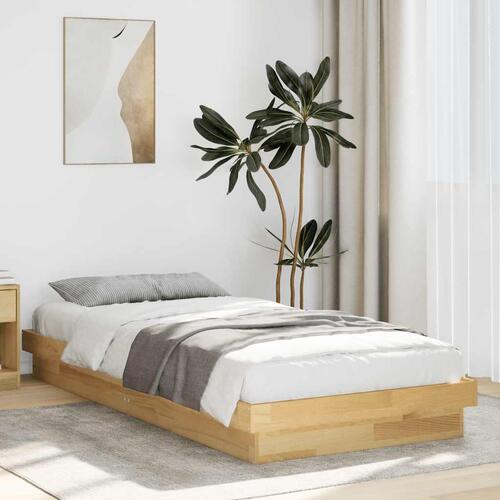 Sengeramme uden madras 80x200 cm konstrueret træ