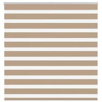 Zebragardin sandbrun 145x100 cm stofbredde 140,9 cm polyester