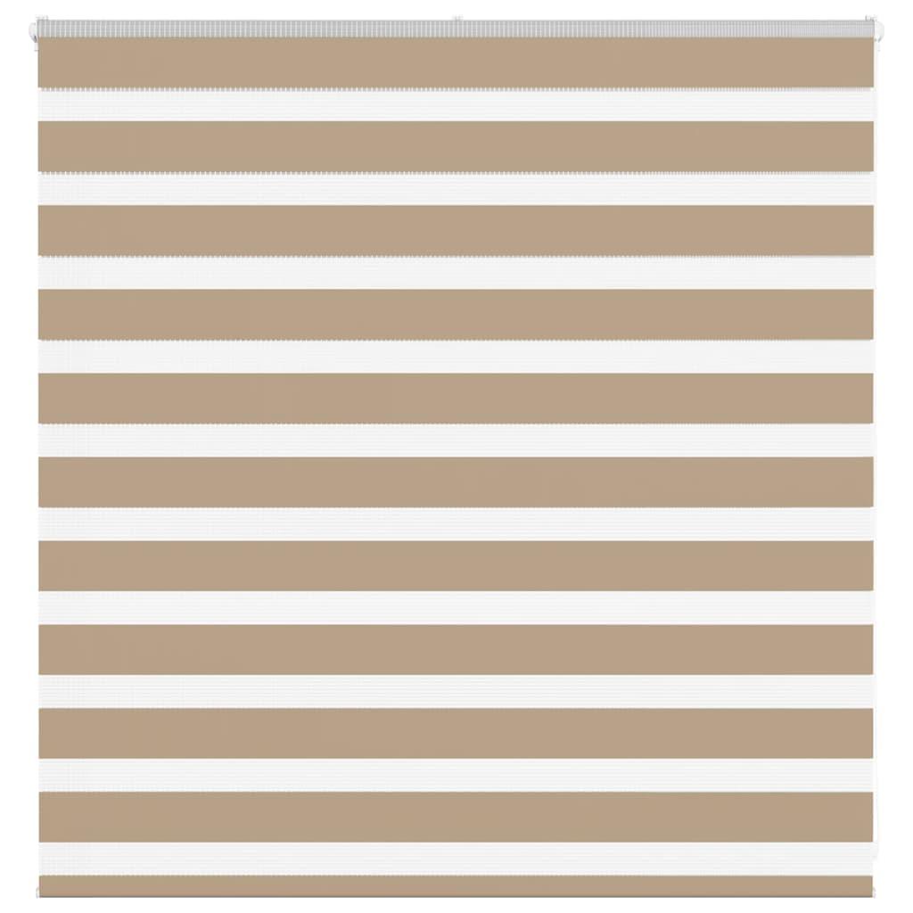 Zebragardin sandbrun 145x100 cm stofbredde 140,9 cm polyester