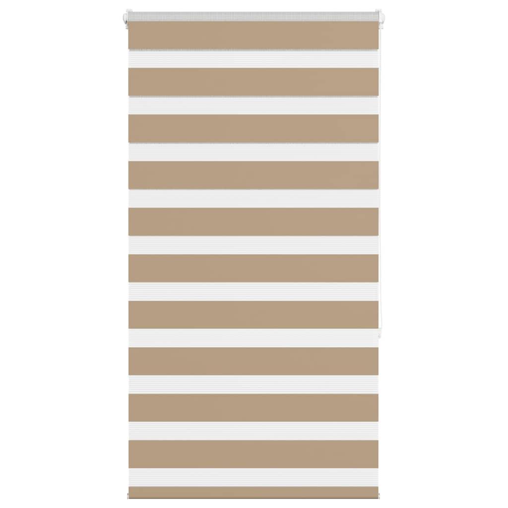 Zebragardin sandbrun 90x150 cm stofbredde 85,9 cm polyester