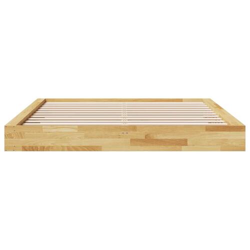 Sengeramme uden madras 180x200 cm Massivt træ Eg