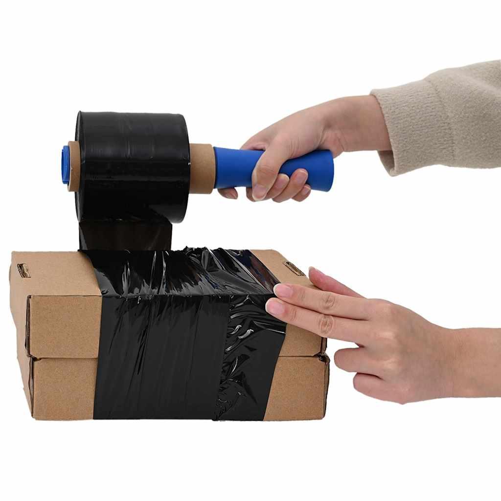 Strækfilm 50 stk 23 µm 10 cm x 150 m sort