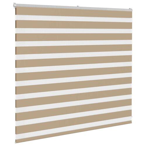 Zebragardin sandbrun 165x100 cm stofbredde 160,9 cm polyester