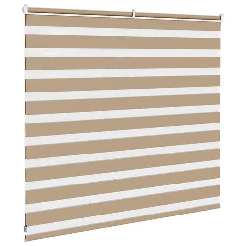Zebragardin sandbrun 165x100 cm stofbredde 160,9 cm polyester