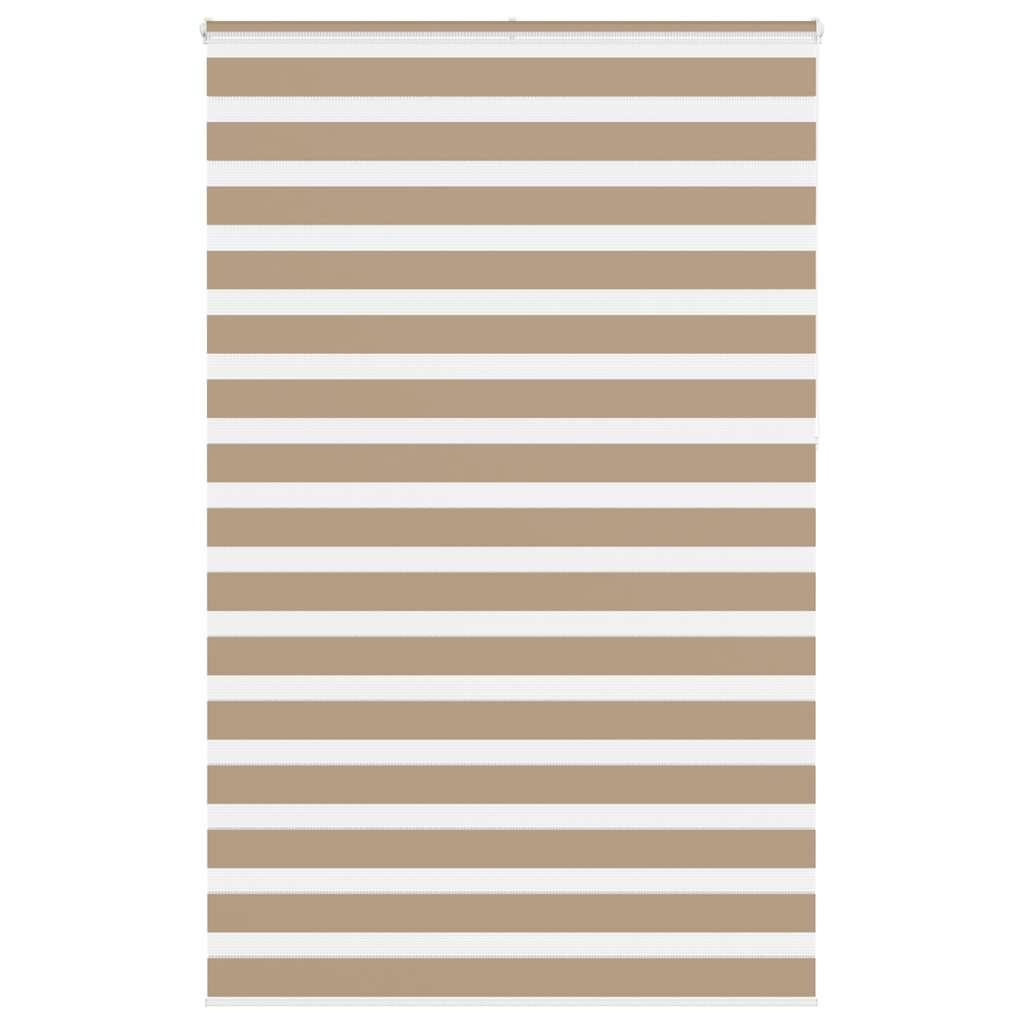 Zebragardin sandbrun 140x230 cm stofbredde 135,9 cm polyester