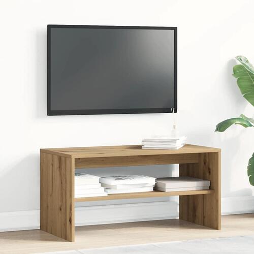 Tv-bord 80x40x40 cm konstrueret træ kunsteg