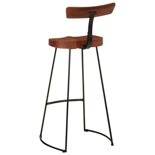 Barstole 2 stk. 49x43x103 cm massivt mangotræ