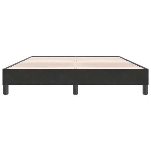 Sengeramme uden madras 160x220 cm fløjl sort