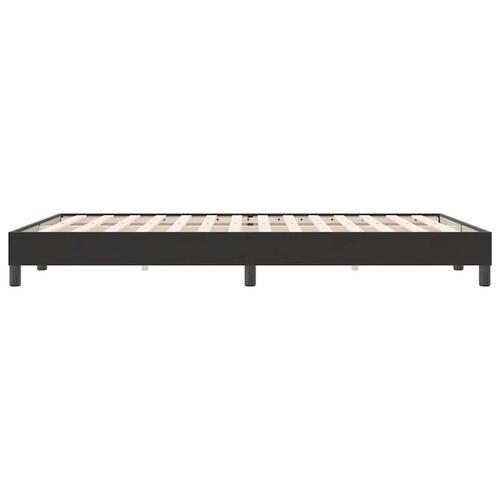 Sengeramme uden madras 160x220 cm fløjl sort