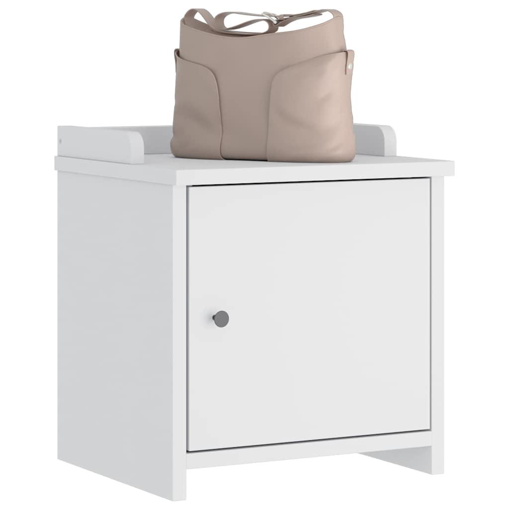 Entrébænk Sandnes 45X40X50 Cm Massivt Fyrretræ - Hvid