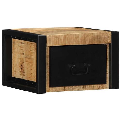 Sengeskab 40x35x25 cm massivt ru mangotræ