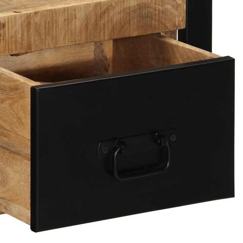 Sengeskab 40x35x25 cm massivt ru mangotræ