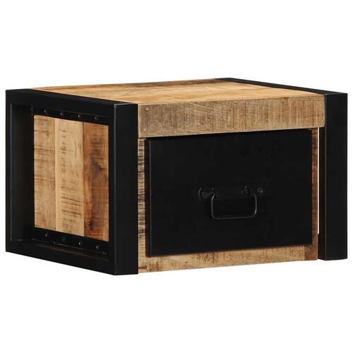Sengeskab 40x35x25 cm massivt ru mangotræ