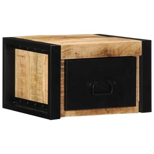 Sengeskab 40x35x25 cm massivt ru mangotræ