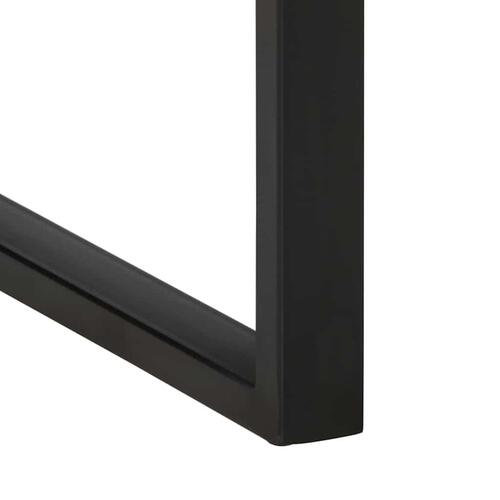 Konsolbord 100x35x75 cm massivt genbrugstræ flerfarvet