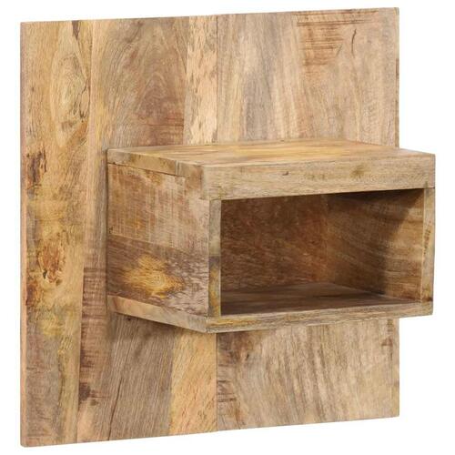 Sengebord 50x27x50 cm massivt ru mangotræ