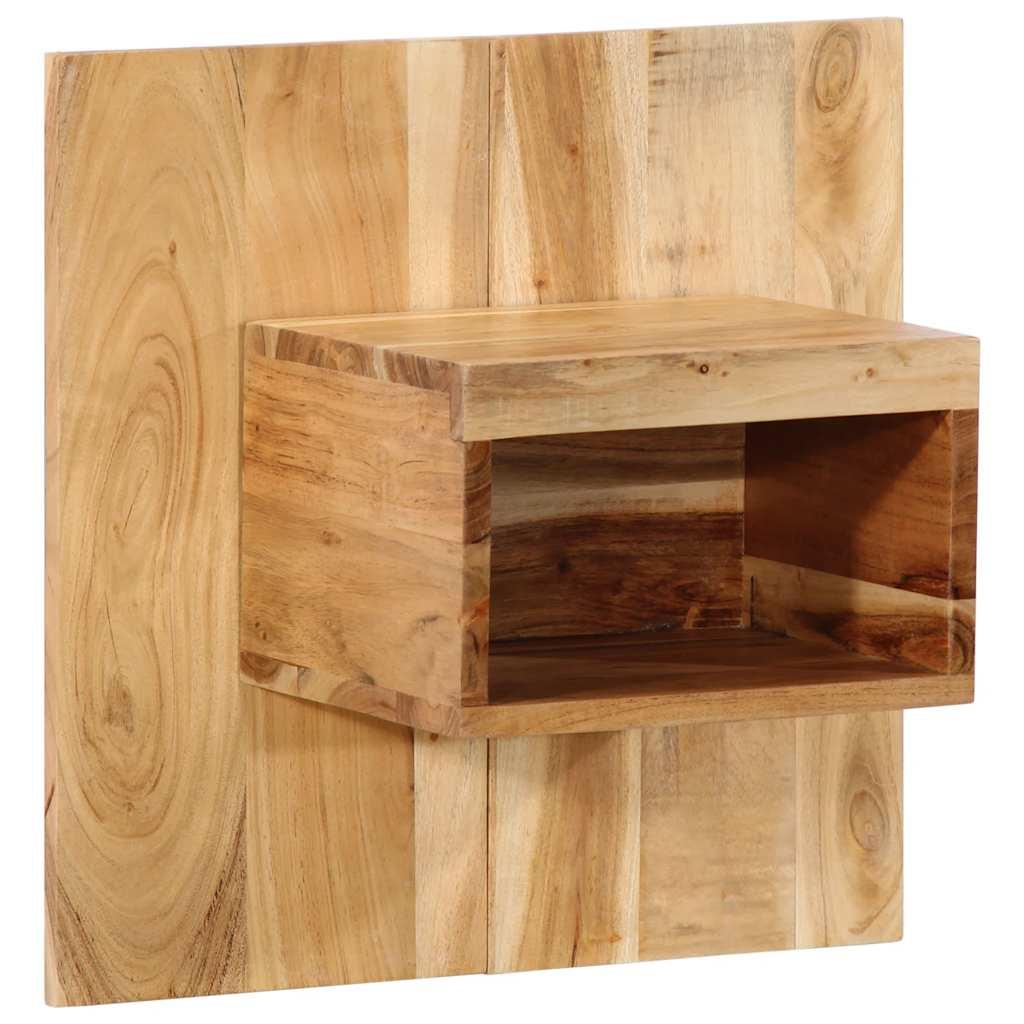 Sengebord 50x27x50 cm massivt akacietræ