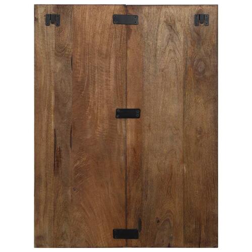 Sengeskab 60x32x80 cm massivt genbrugstræ flerfarvet