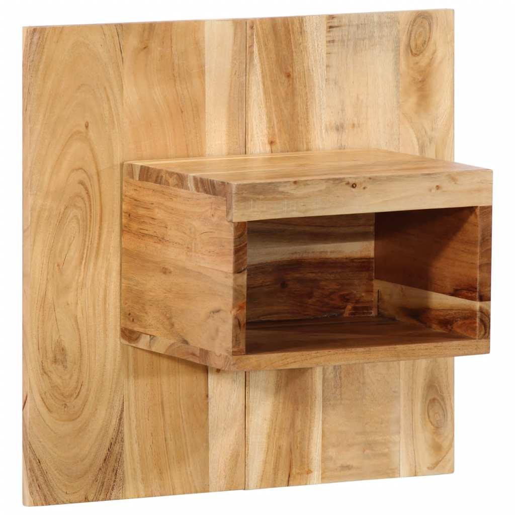 Sengebord 50x27x50 cm massivt akacietræ