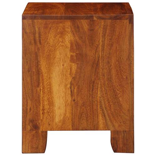 Sengeborde 2 stk. 40x35x45 cm massivt akacietræ