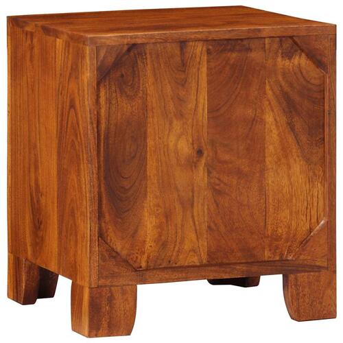 Sengeborde 2 stk. 40x35x45 cm massivt akacietræ