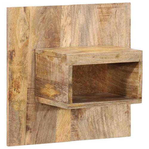 Sengebord 50x27x50 cm massivt ru mangotræ