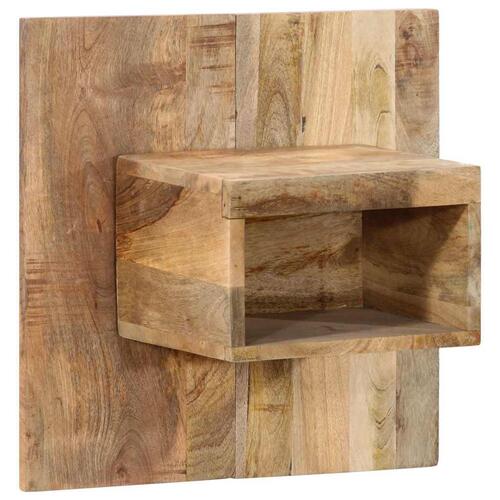Sengebord 50x27x50 cm massivt ru mangotræ