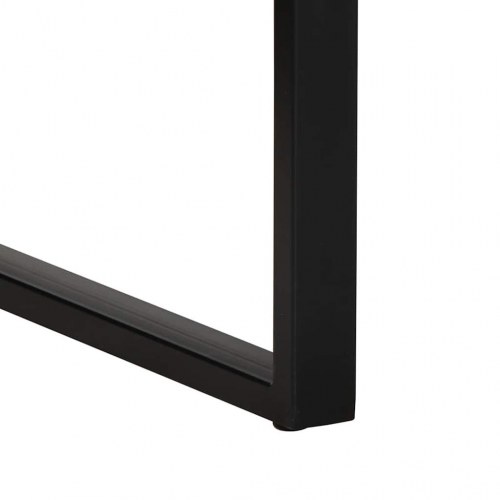 Skrivebord 100x50x75 cm massivt genbrugstræ flerfarvet