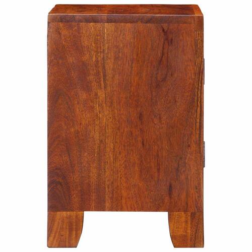 Sengeborde 2 stk. 40x30x45 cm massivt akacietræ
