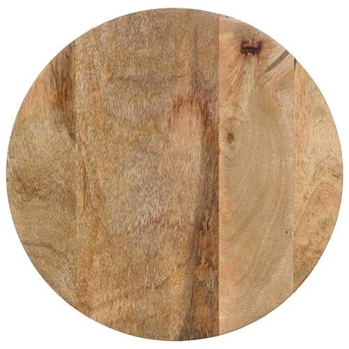 Sidebord Ø37x45 cm massivt mangotræ sort