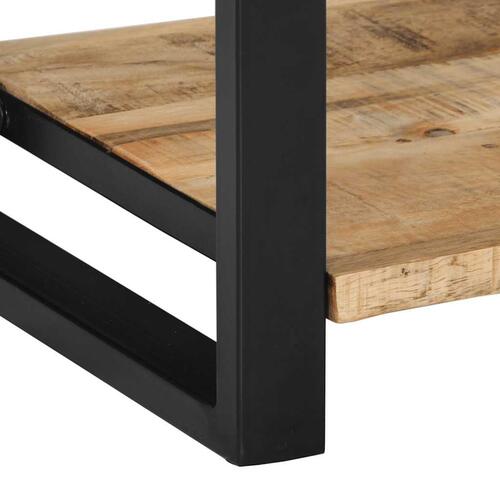 Konsolbord 100x35x75 cm massivt ru mangotræ