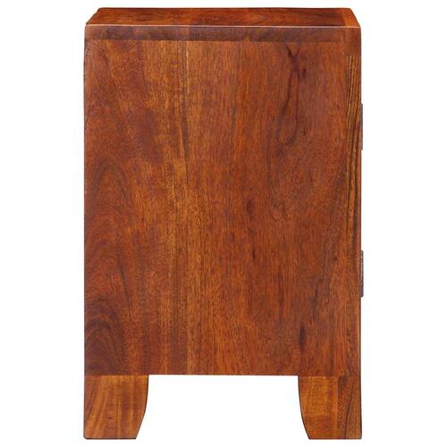 Sengebord 40x30x45 cm massivt akacietræ
