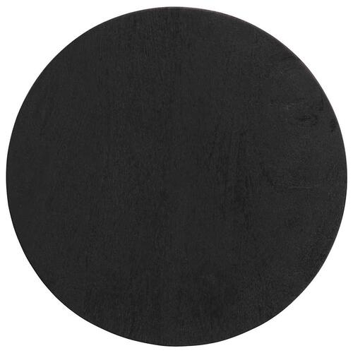 Sidebord Ø30x60 cm massivt mangotræ sort
