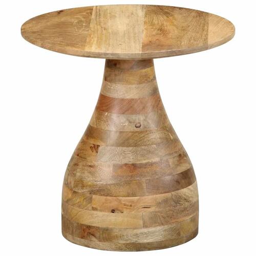 Sidebord Ø40x40 cm massivt mangotræ