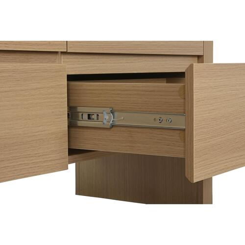 Kommode Home ESPRIT Natur Lysegrå Moderne 120 x 40 x 80 cm