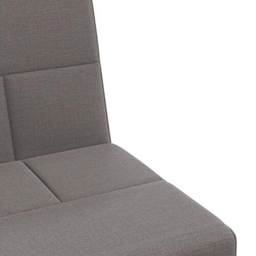 Sovesofa med kopholdere stof gråbrun