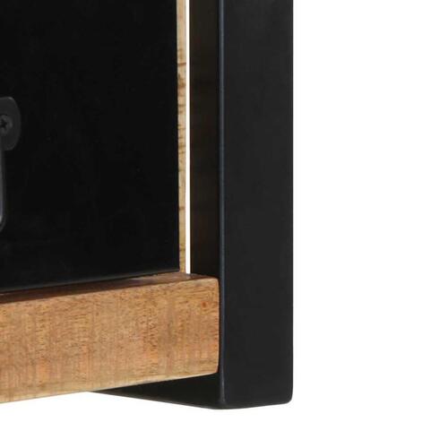 Tv-bord 100x30x25 cm massivt ru mangotræ