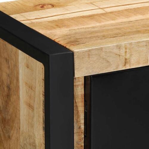 Tv-bord 80x30x35 cm massivt ru mangotræ